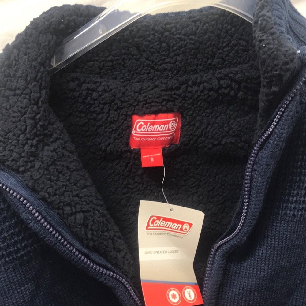 Sherpa Lined Sweater Jacket - Picture 3 of 6